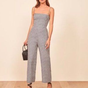 Reformation Elm Jumpsuit in April Check